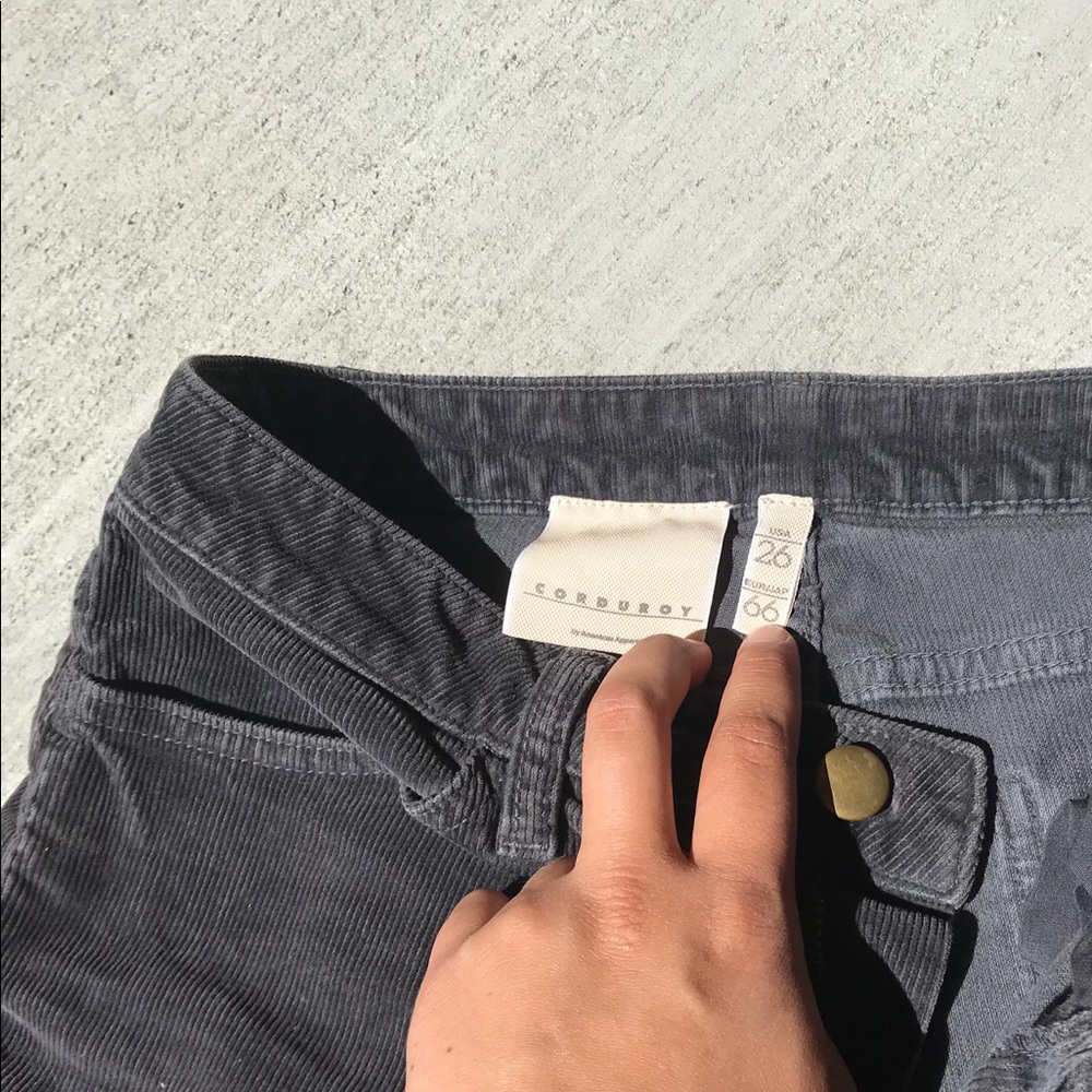 Corduroy shorts
